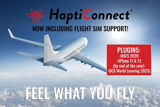 HaptiConnect now Support Flight Sims